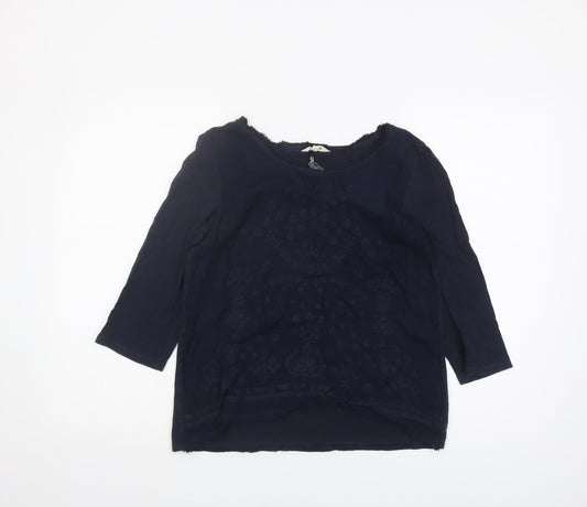 White Stuff Navy Blouse for Women Size 12 Casual