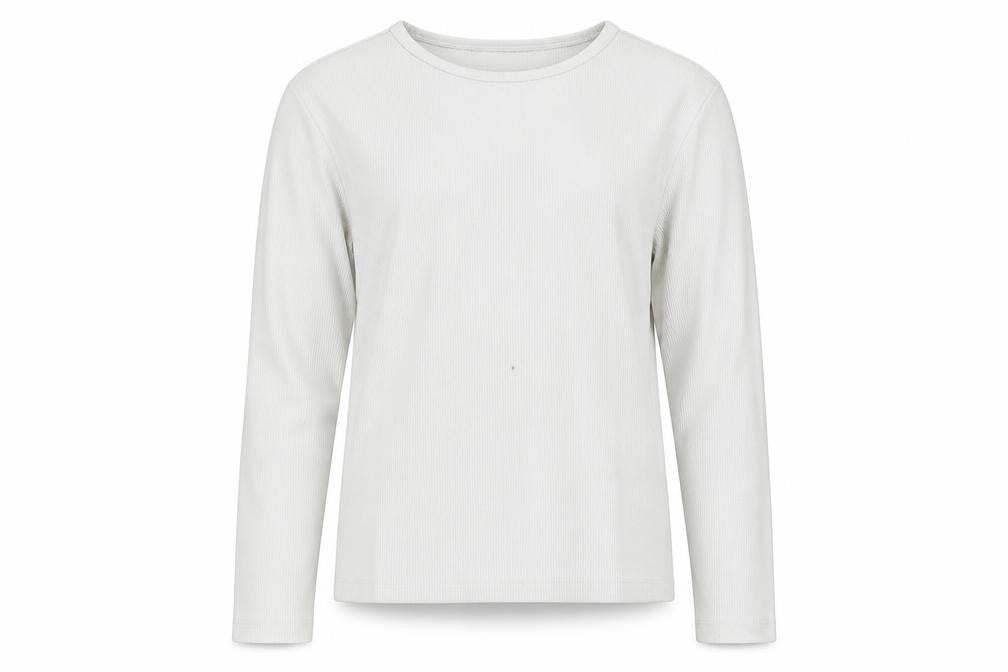 The White Company Women's White Long Sleeve Knit Top