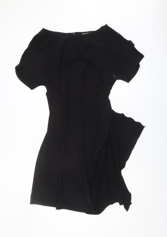 Wallis Black Dress, Women's Size 16, Short Sleeve, Elegant