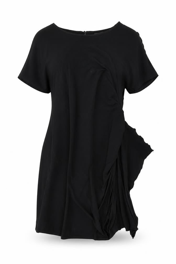 Wallis Black Dress, Women's Size 16, Short Sleeve, Elegant