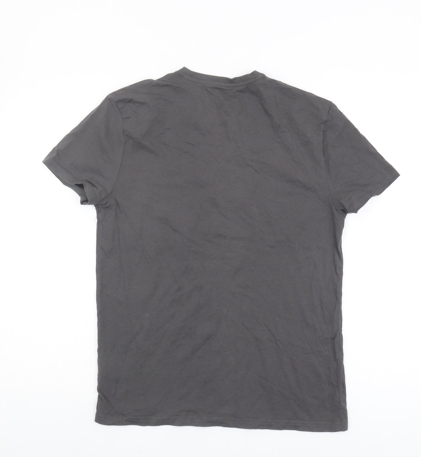 Comic Relief Grey Mr. Greedy T-Shirt XS Men Graphic