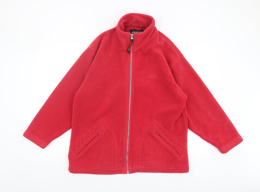 Arctic Storm Men's Red Fleece Jacket - Medium