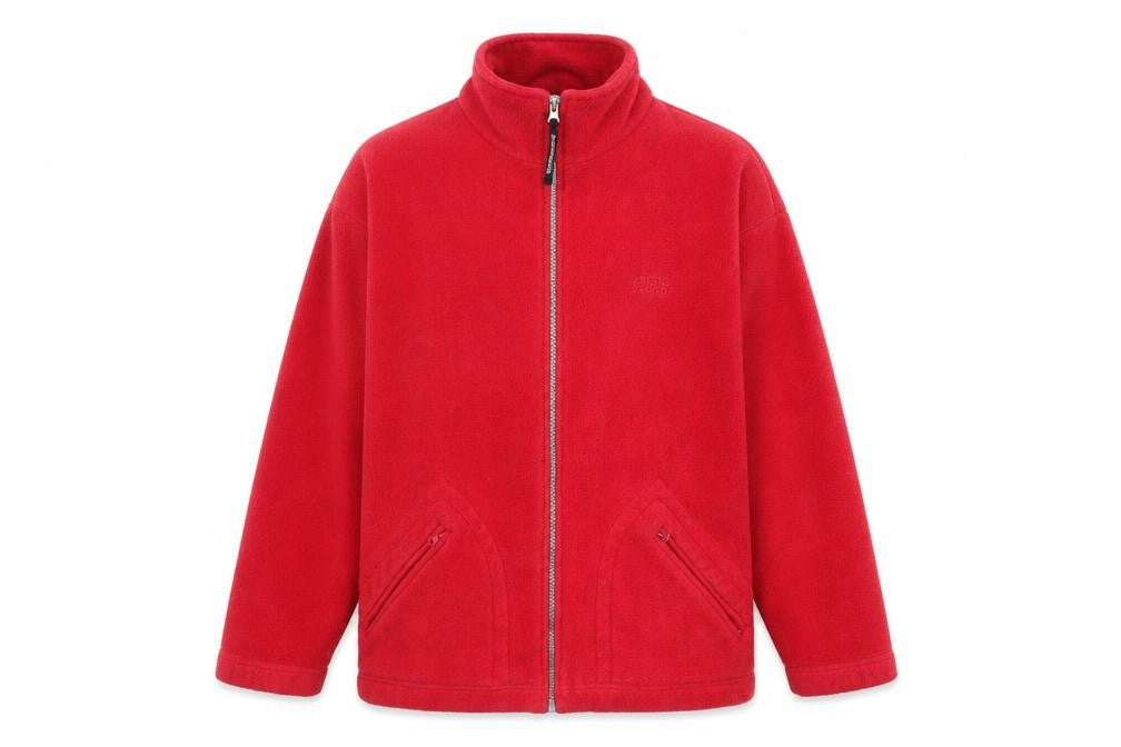 Arctic Storm Men's Red Fleece Jacket - Medium
