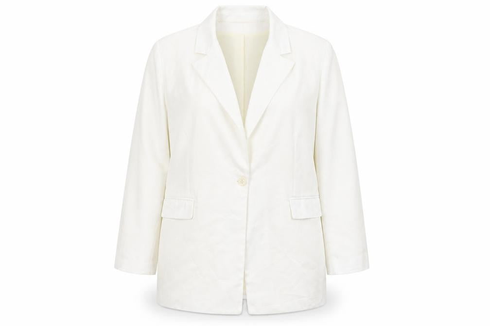 Threadbare Women's White Blazer Jacket Size 16