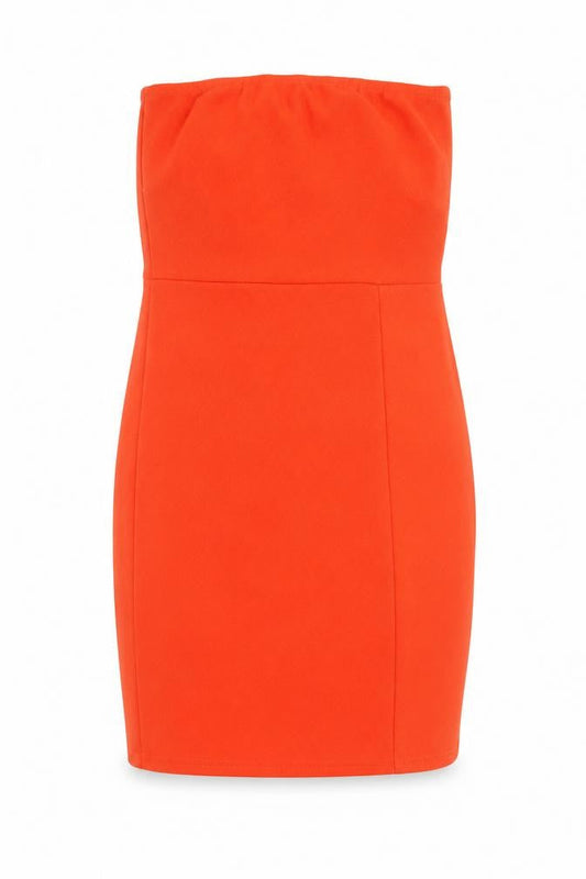 PRETTYLITTLETHING Women's Red Bodycon Dress Size 12