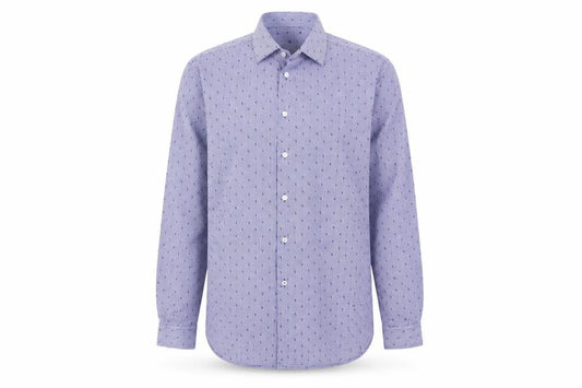 Skopes Men's Blue Slim Fit Check Shirt 16.5