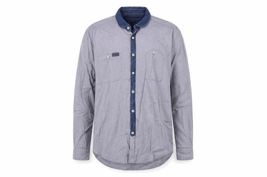 Bewley & Ritch Men's Blue Long Sleeve Shirt L