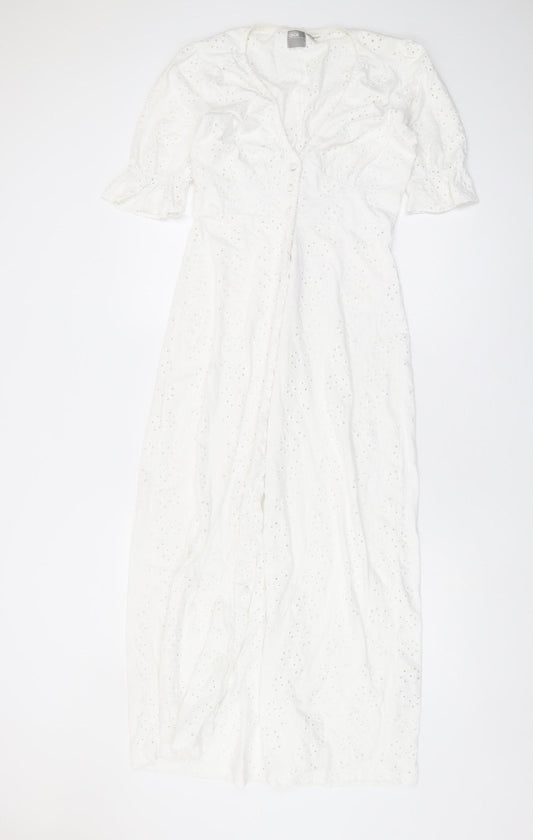 ASOS Women's White Maxi Dress Size 6