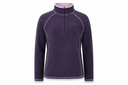 Mountain Warehouse Women's Purple Fleece Zip Sweatshirt