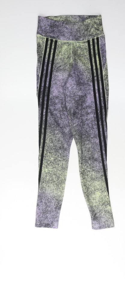 Additional front view of Adidas Women's XS Multicoloured Gym Leggings