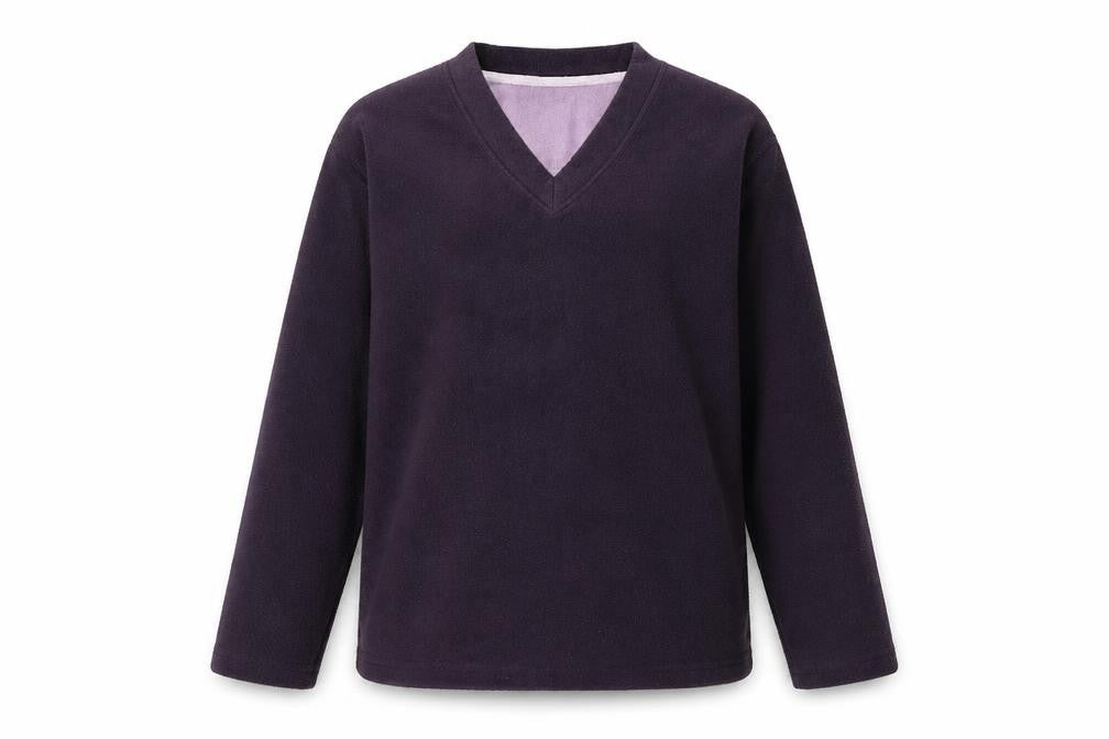 Peter Storm Women's Purple V-Neck Sweatshirt Size 14