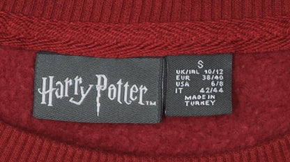 Harry Womens Potter Red Christmas Sweatshirt Small