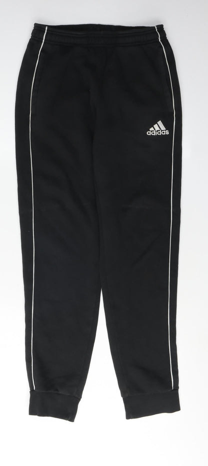 Additional front view of Adidas Men's Black Jogger Trousers -, size S
