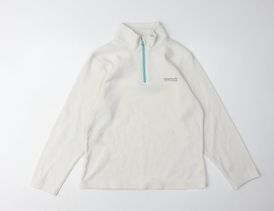 Regatta Women’s White Pullover Fleece Sweatshirt Size 10