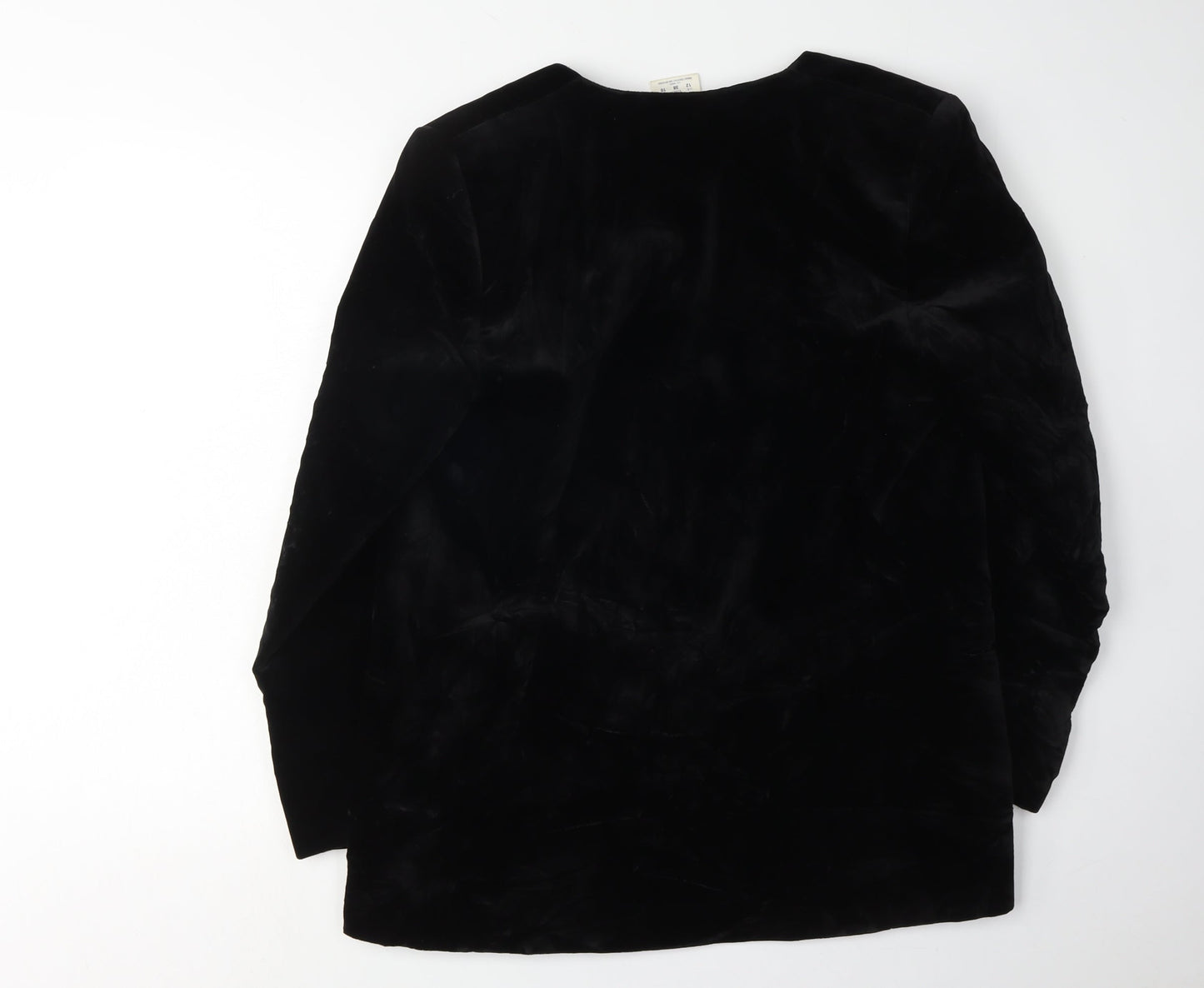 Alexon Women's Black Velvet Suit Jacket Size 12