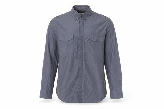 Calvin Klein Men's Blue Slim Fit Long Sleeve Shirt M