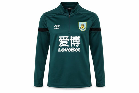 Umbro Men's Green 1/4 Zip Sweatshirt S