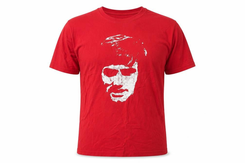 George Men's Red Football Graphic T-Shirt, Size S