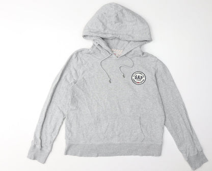 Gap Women's Grey Pullover Hoodie, M, Casual Logo
