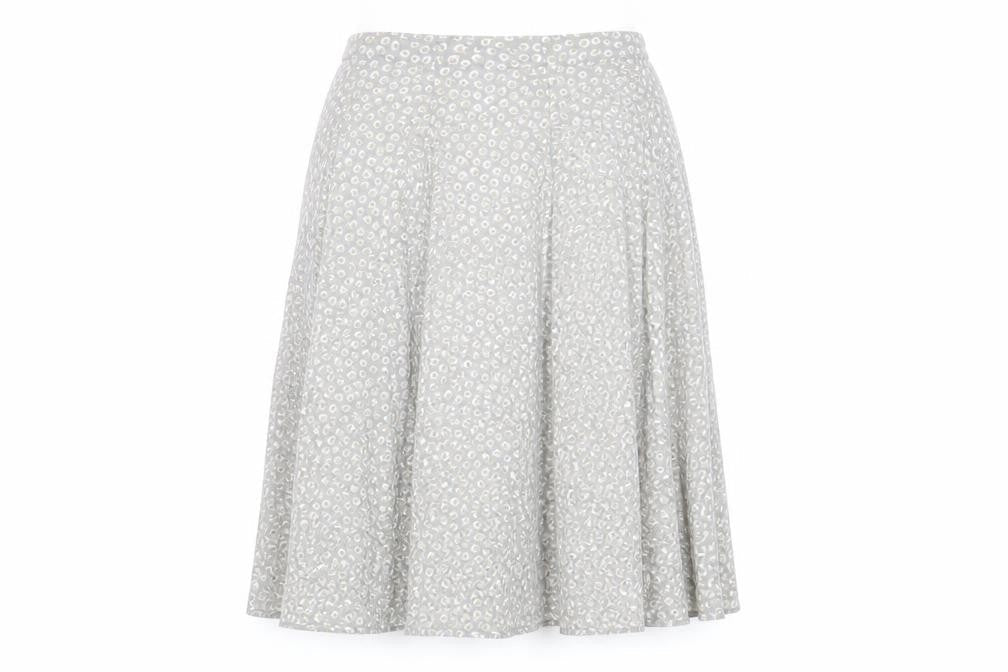 Marks & Spencer Women's Grey A-Line Skirt Size 14