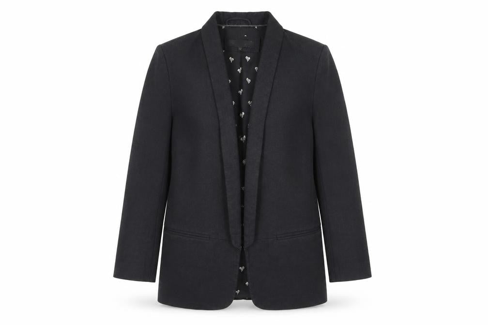 Next Women's Black Long Suit Jacket, Size 10 Tall