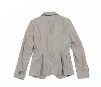 Zara Women's Brown Blazer Jacket Size 8