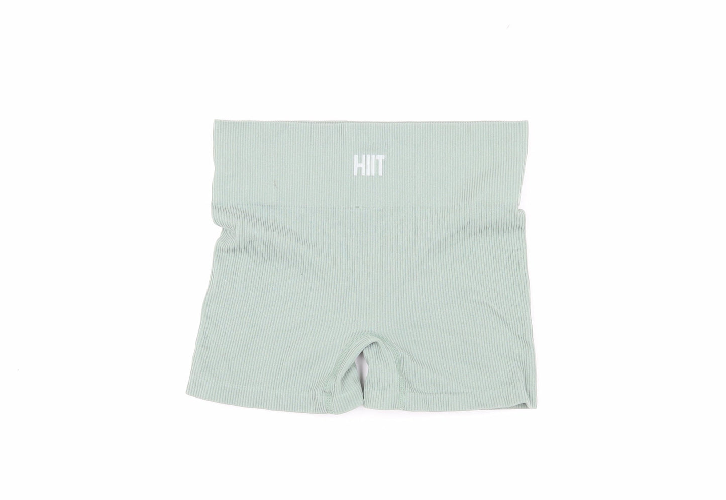 HIIT Women's Green Biker Shorts - Size M, Athletic Style