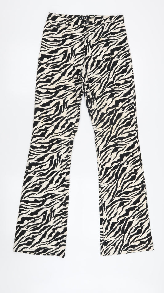 Motel Women's Flared Animal Print Trousers XS