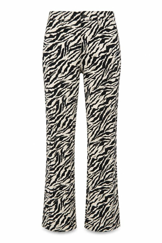 Motel Women's Flared Animal Print Trousers XS