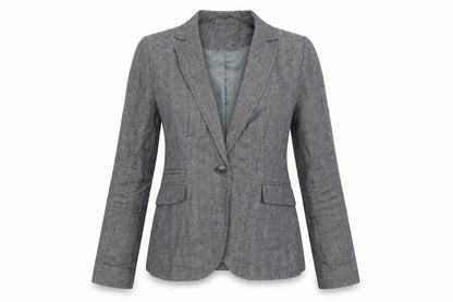 Front view of Autograph Women's Blue Blazer, size 10