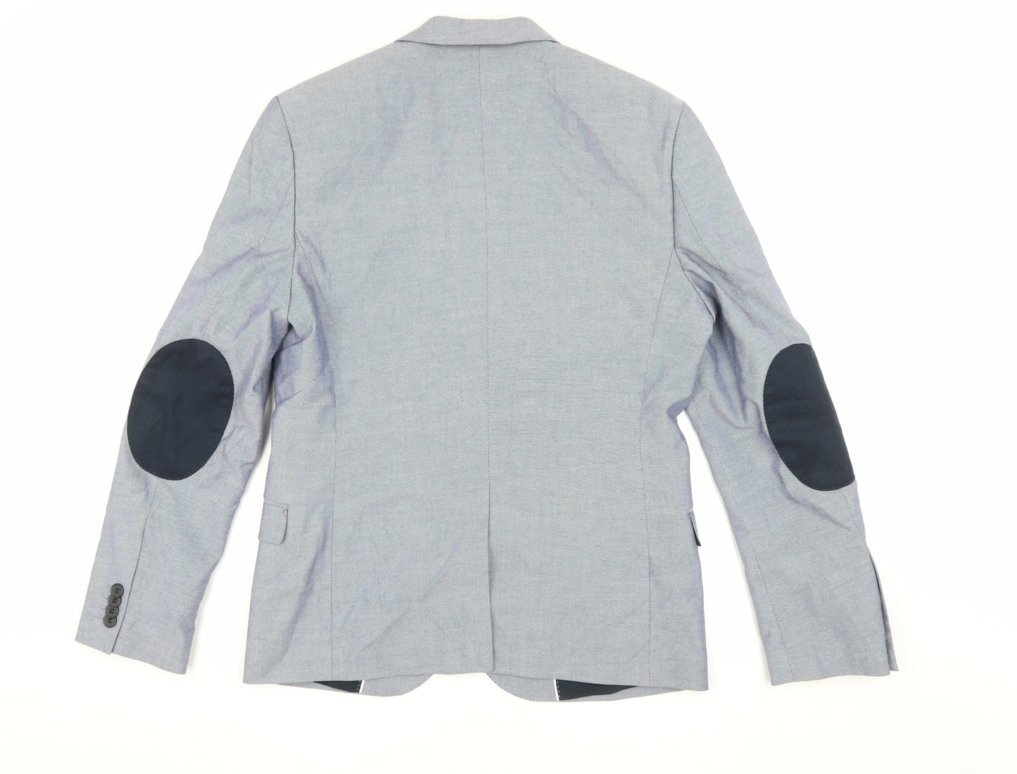 H&M Men's Blue Blazer Slim Fit Size 36R