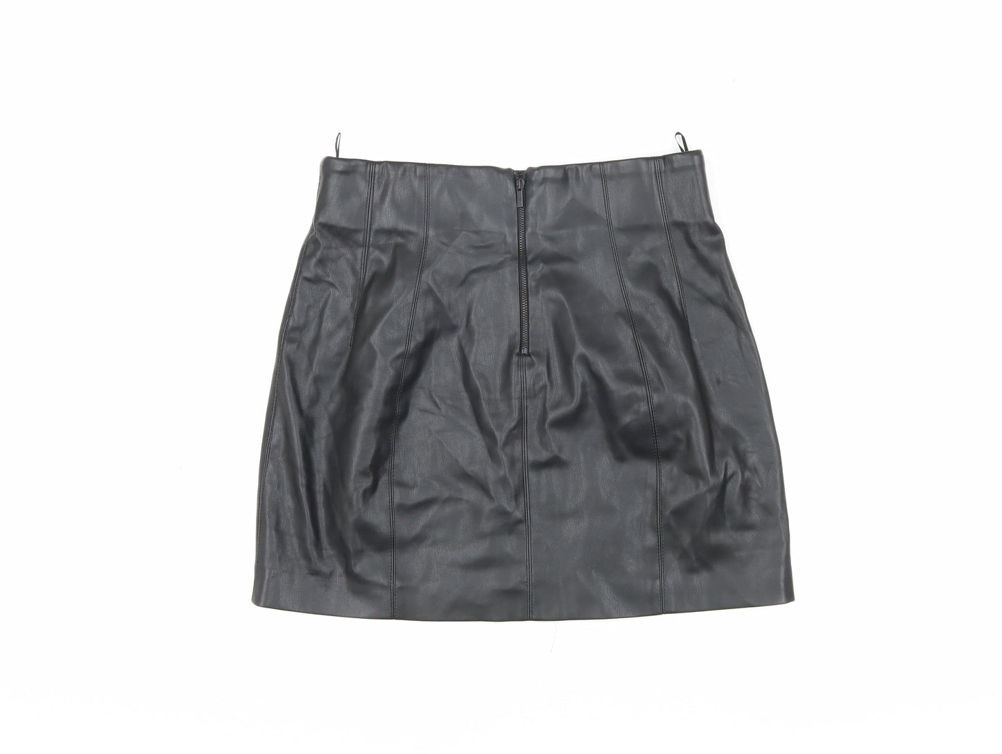 Zara Women's Black Pencil Skirt, Size L, Polyester