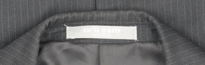 Jack Reid Men's Black Striped Blazer 40R