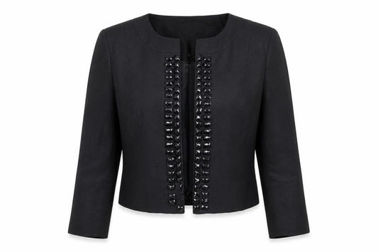 BHS Women's Black Cropped Blazer Size 14