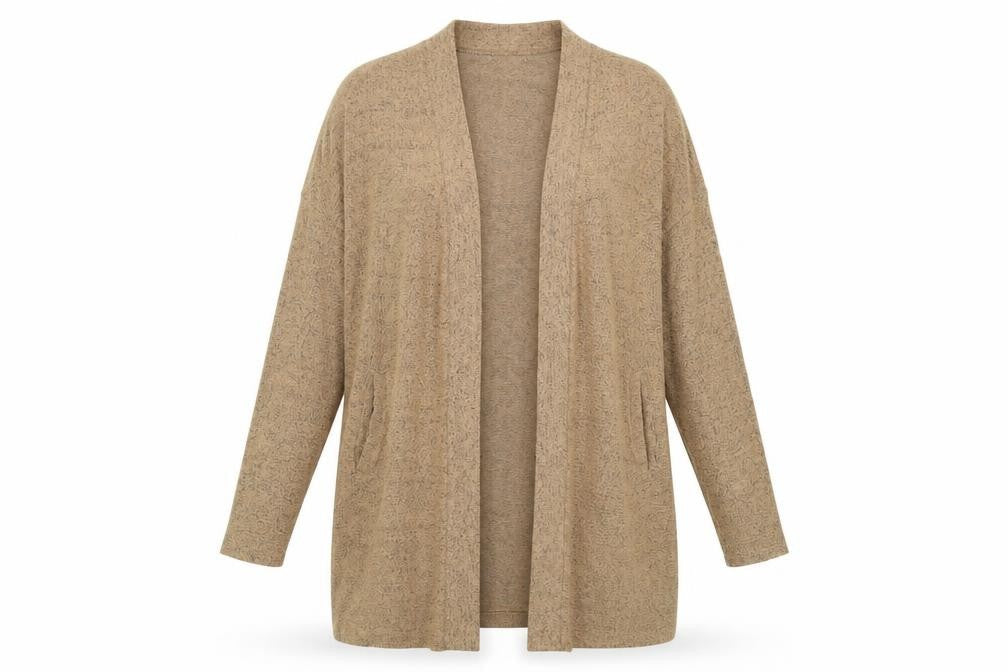 Soyaconcept Women's Beige Cardigan - Size M