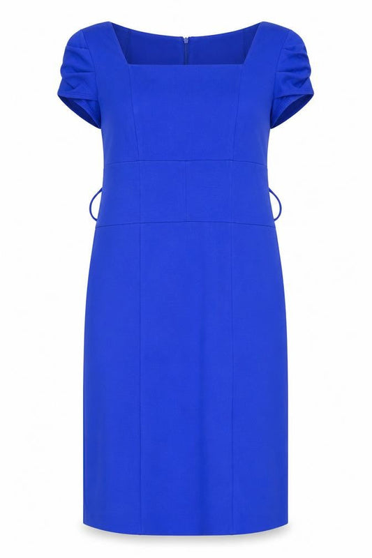 Debenhams Women Blue Square Neck Dress Size 16