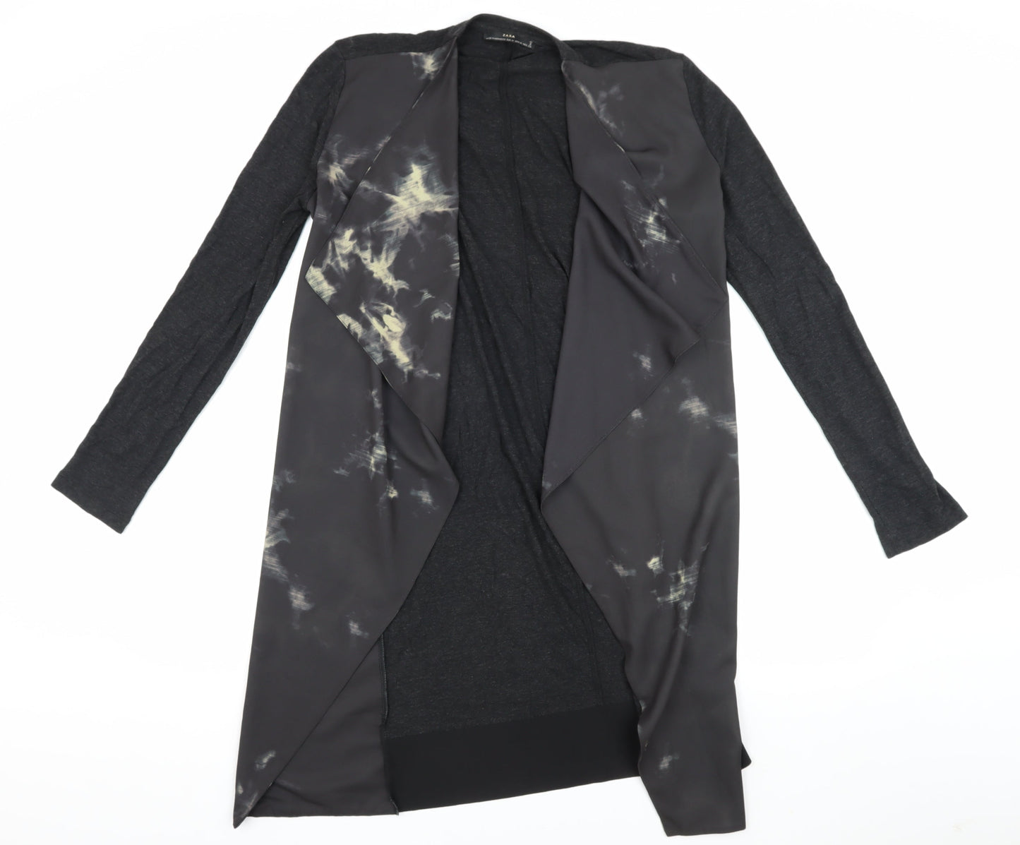 Zara Women's Black Open Front Cardigan Size M