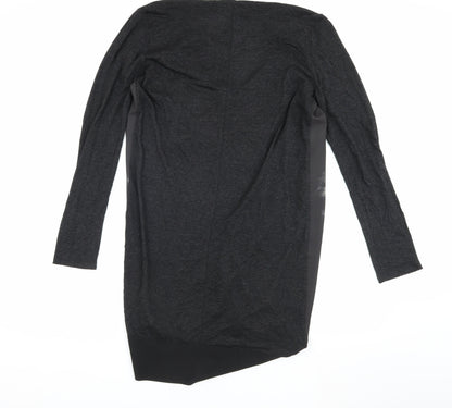 Zara Women's Black Open Front Cardigan Size M