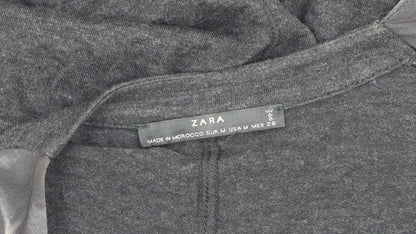 Zara Women's Black Open Front Cardigan Size M