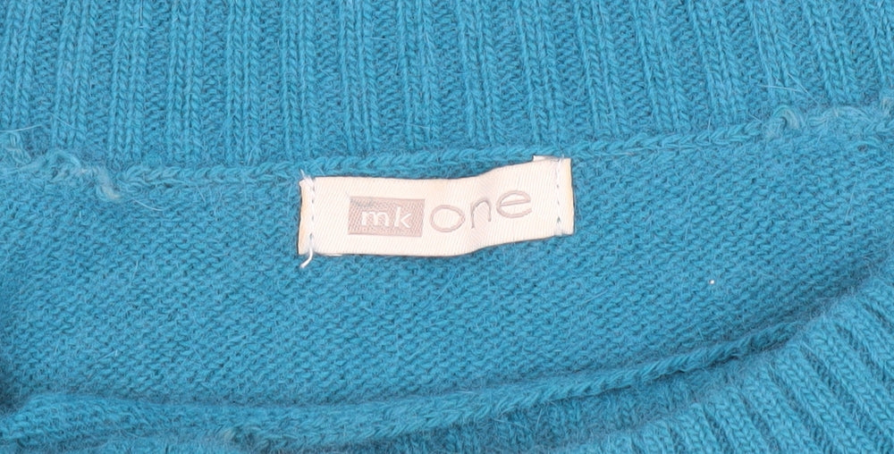 mk one Women's Blue Pullover Jumper, Size S