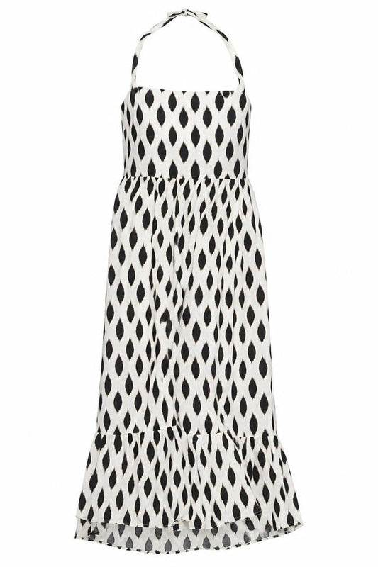 Dusk Women's Multicoloured Geometric Midi Dress