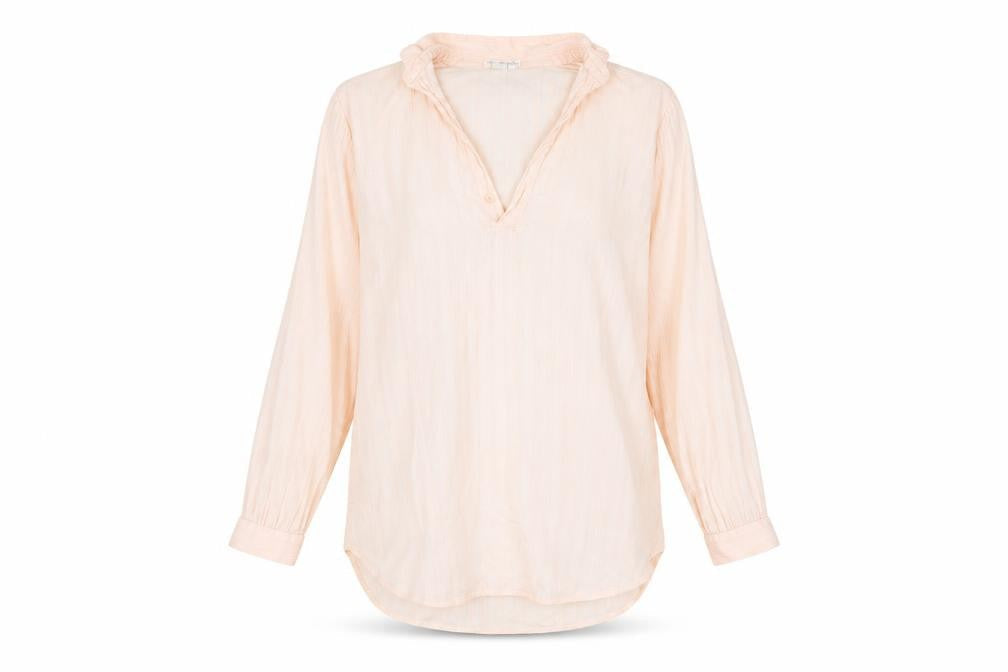 Miss Selfridge Beige Collared Blouse Women S