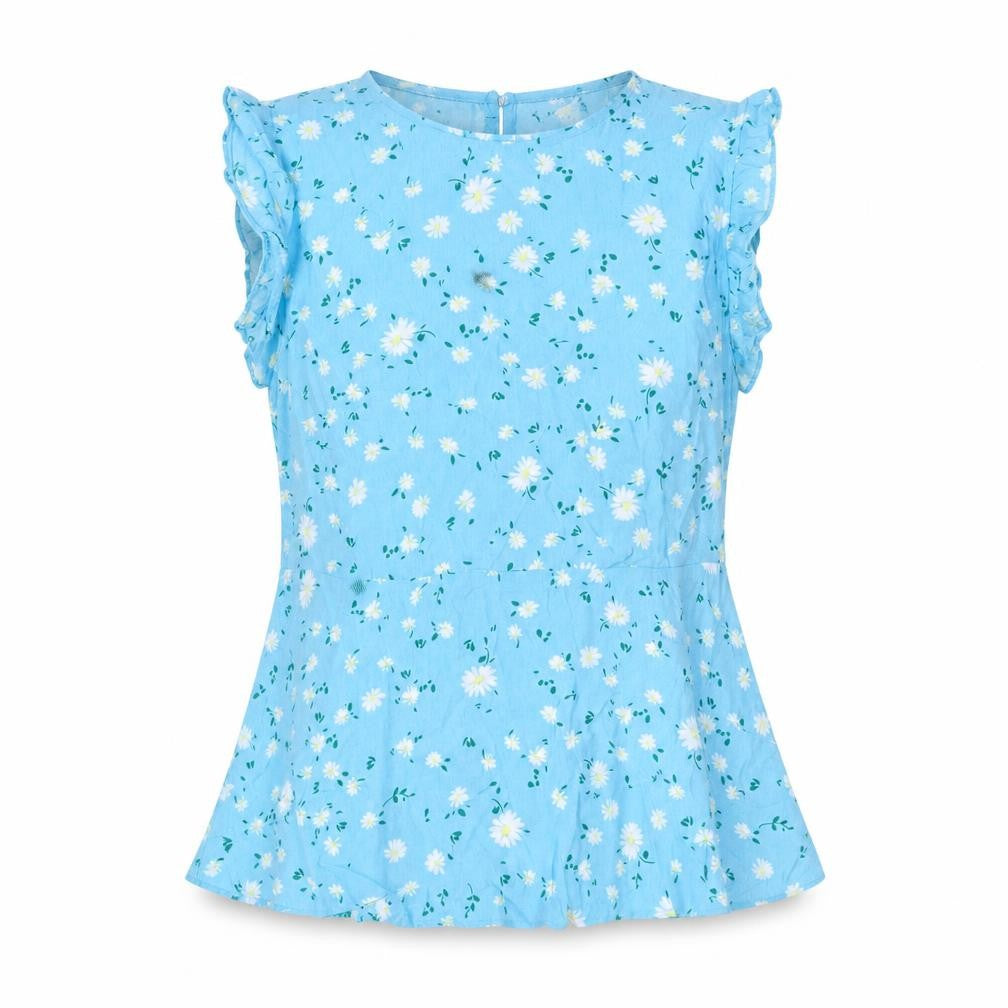 Marks & Spencer Blue Floral Blouse, Women's Size 14