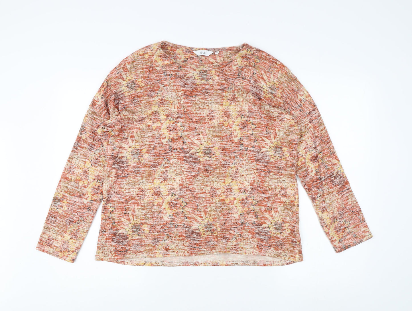 Isle Women's Multicoloured Floral Boat Neck Top