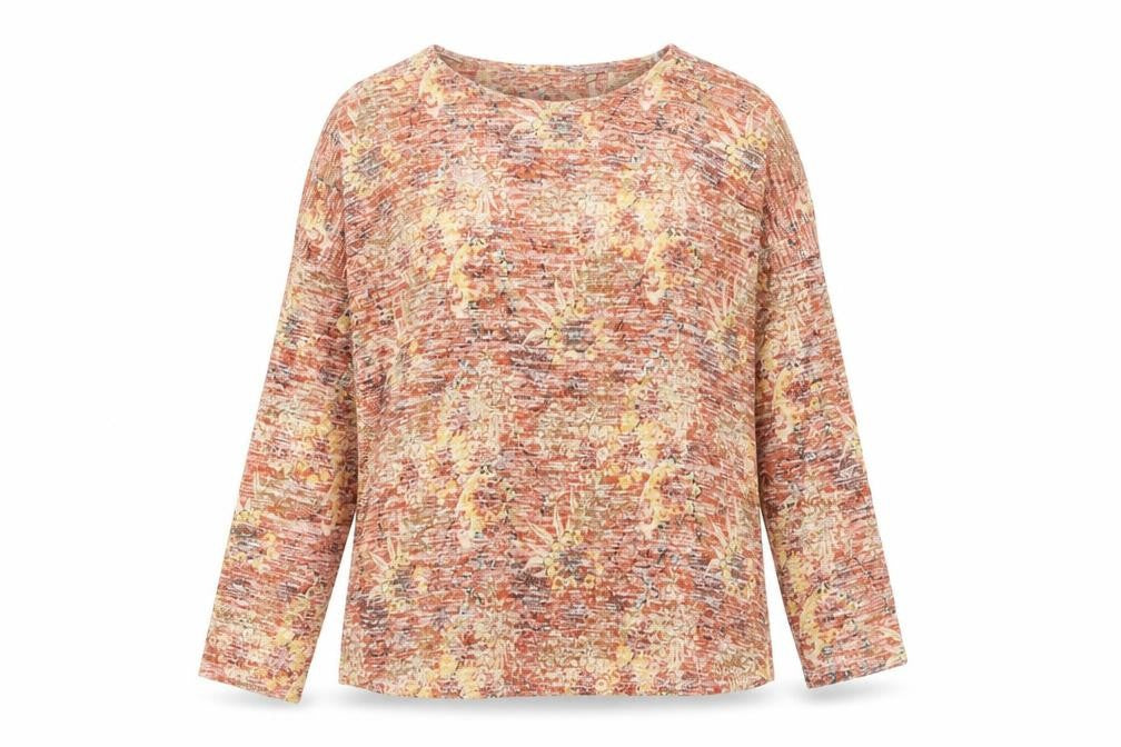 Isle Women's Multicoloured Floral Boat Neck Top