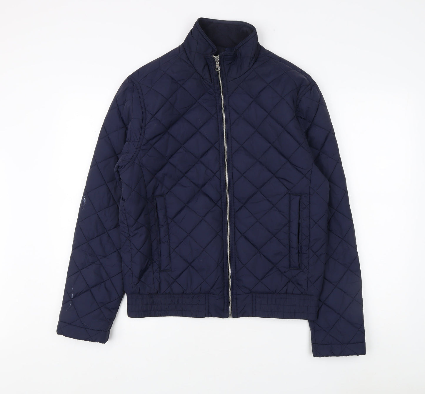 Marks and Spencer Women's Blue Quilted Jacket S
