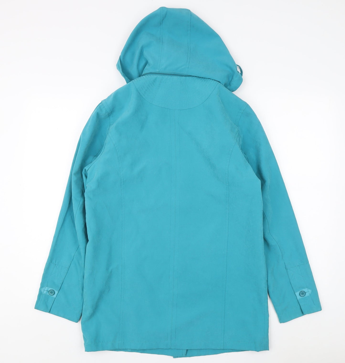 Katherine Hammond Women's Blue Hooded Jacket Size 8