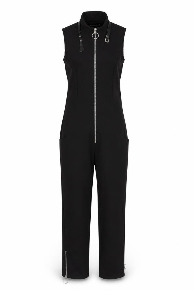 Miss Selfridge Women's Black Slim Jumpsuit, Size 10