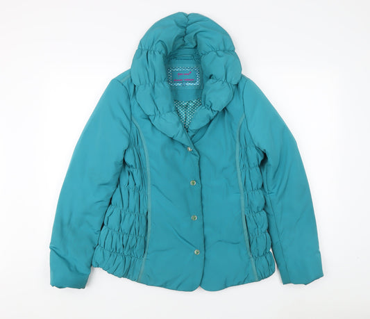 Per Una Women's Blue Basic Jacket Size 10