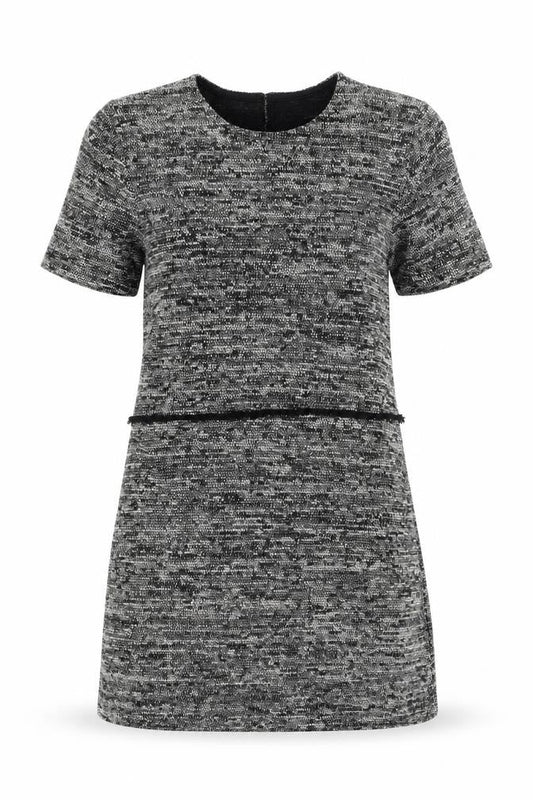 H&M Women's Black Grey Short Shift Dress S
